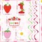 Strawberry Swirls 1st Birthday Hanging Decor | Berry Sweet Foil Streamers for Sweet One’s Party, Girl’s First Birthday & Summer Fruit Themed Supplies